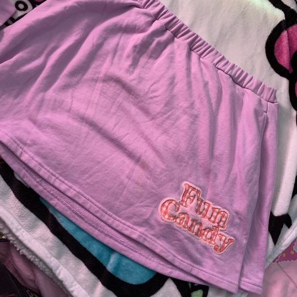 Candy Stripper cardigan and skirt set - Picture 2 of 3